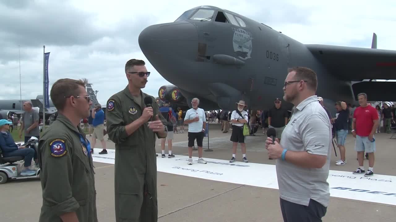 EAA AirVenture Plane Talk: B - 52 with Maj Brad Hovey and Cory Coffman