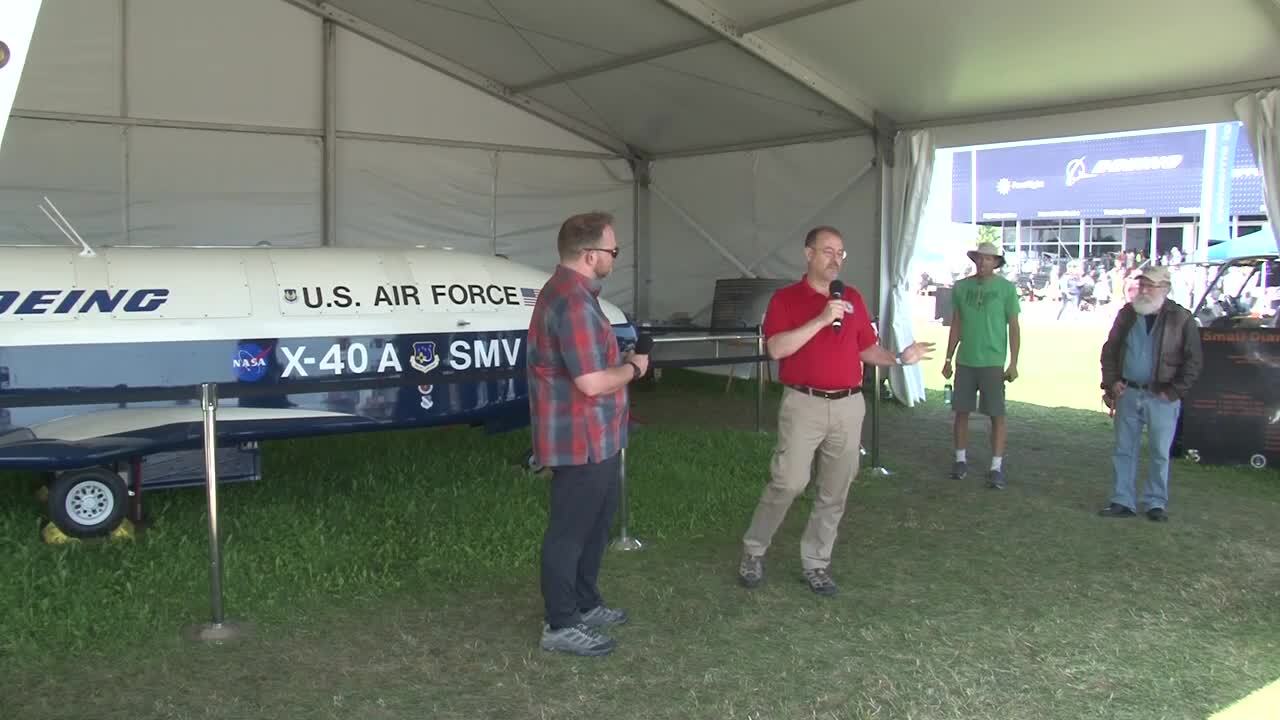 EAA AirVenture Plane Talk:   X-40 with USAF Historian Jeff Dufford