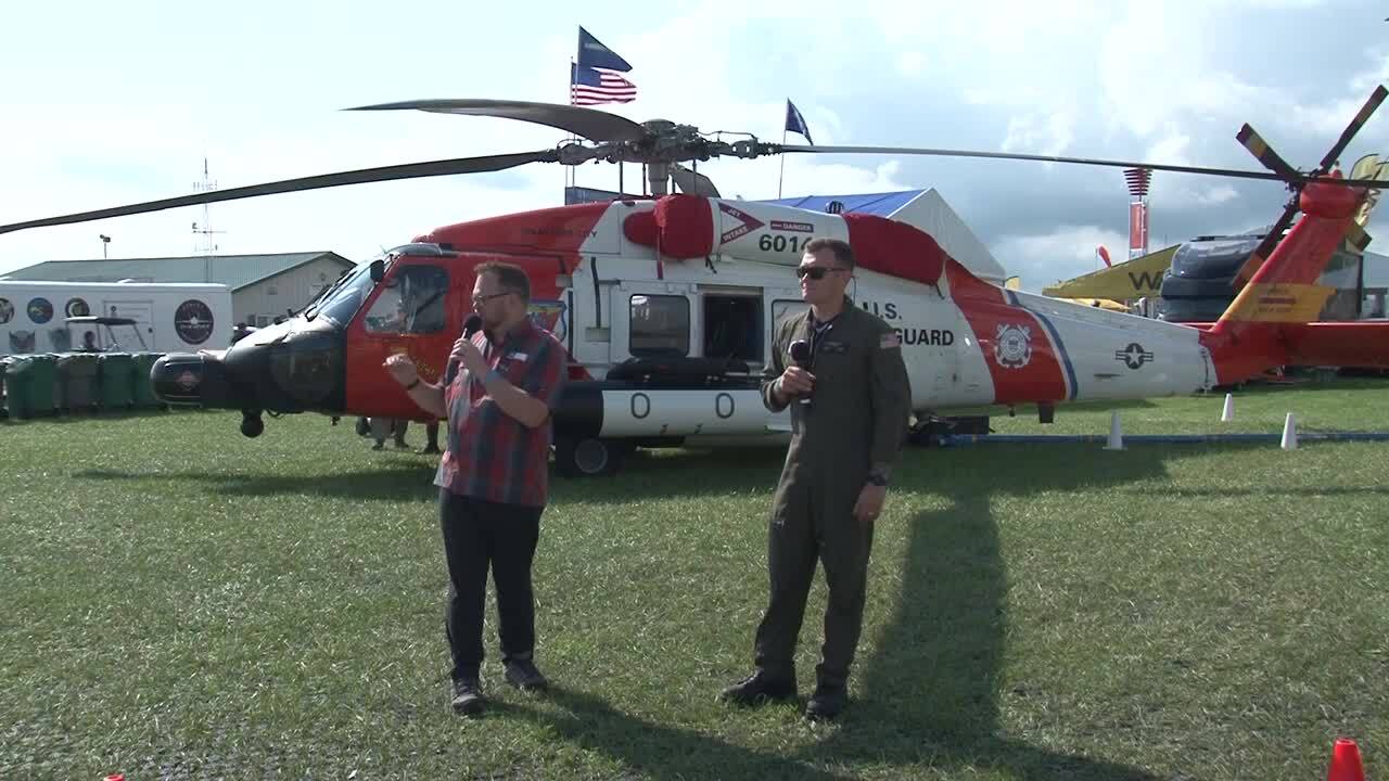 EAA AirVenture Plane Talk: USCG - MH-60 AMT & Hoist Operator - Petty Officer Pittman 