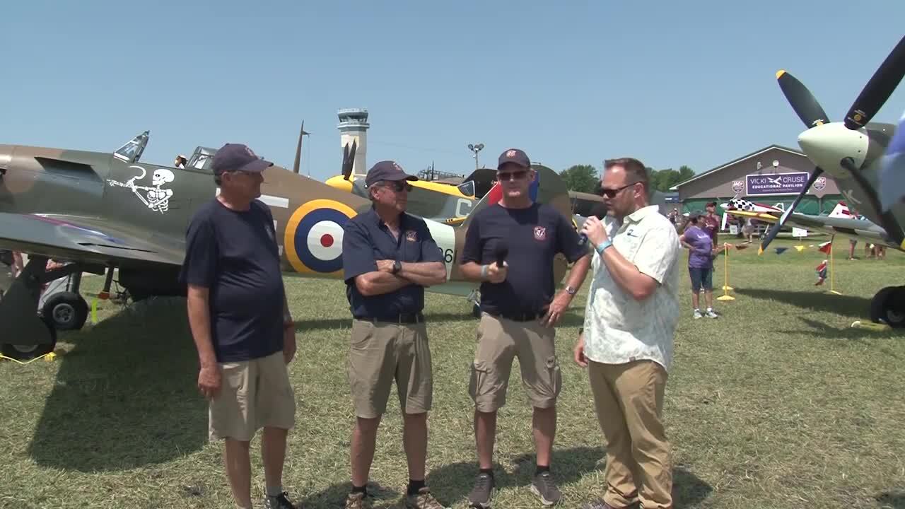 EAA AirVenture PlaneTalk: F20  Victory Flight (Hurricane, Spitfire, Mustang) with Dave Hadfield, Joe Cosmano, and Dave Hewitt