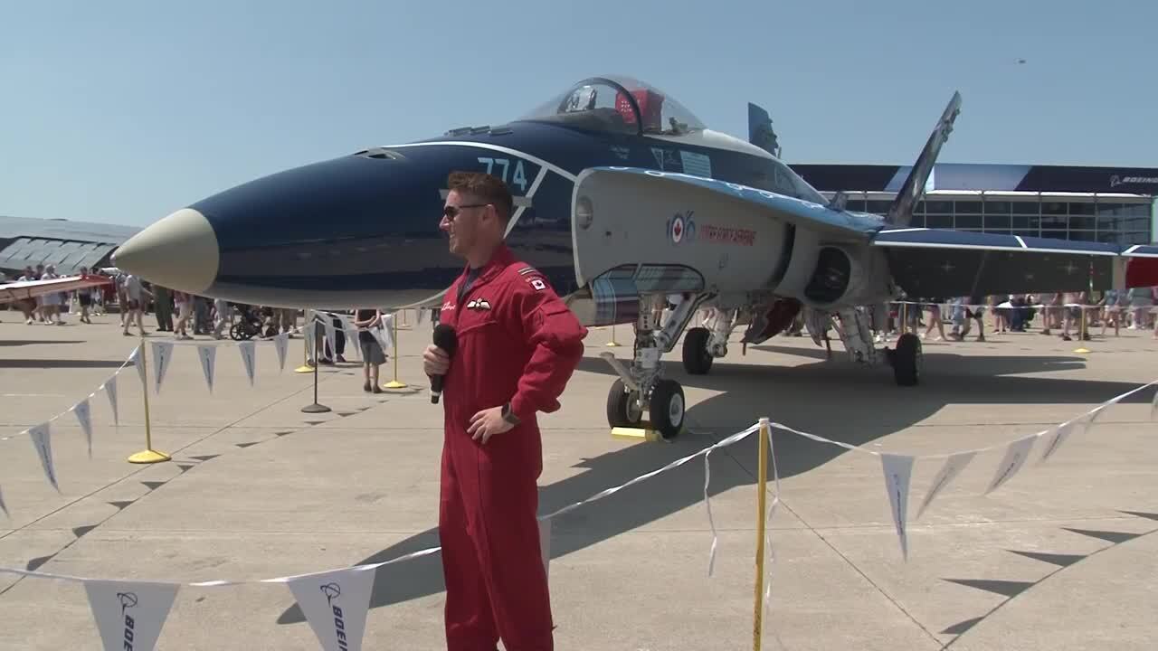 EAA AirVenture Plane Talk: Snowbirds - Captain Rich MacDougall (Snowbird 11)