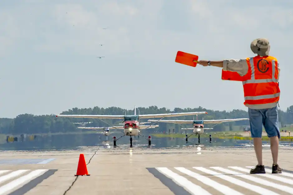 EAA Mass Arrivals during AirVenture
